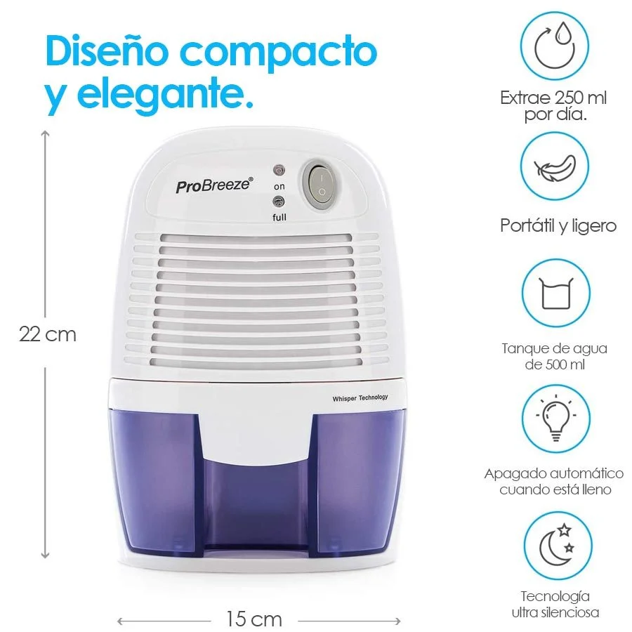 Deshumidificadores Eficientes, Eliminan la humedad por condensación​