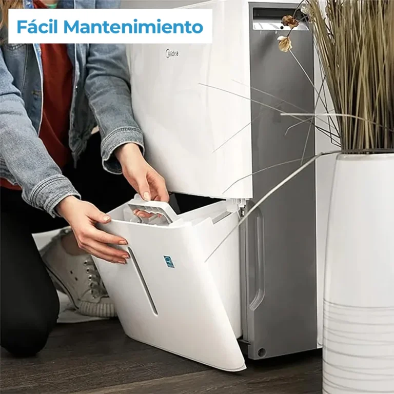 Deshumidificador ideal para eliminar la humedad de hogares y oficinas.