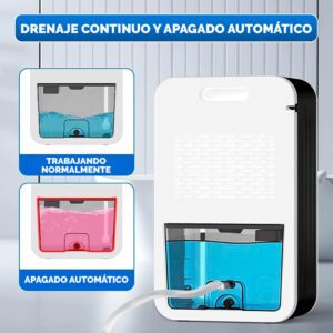 Deshumidificador Amzart RX-02 elimina la humedad